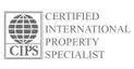 A certified international property specialist logo.